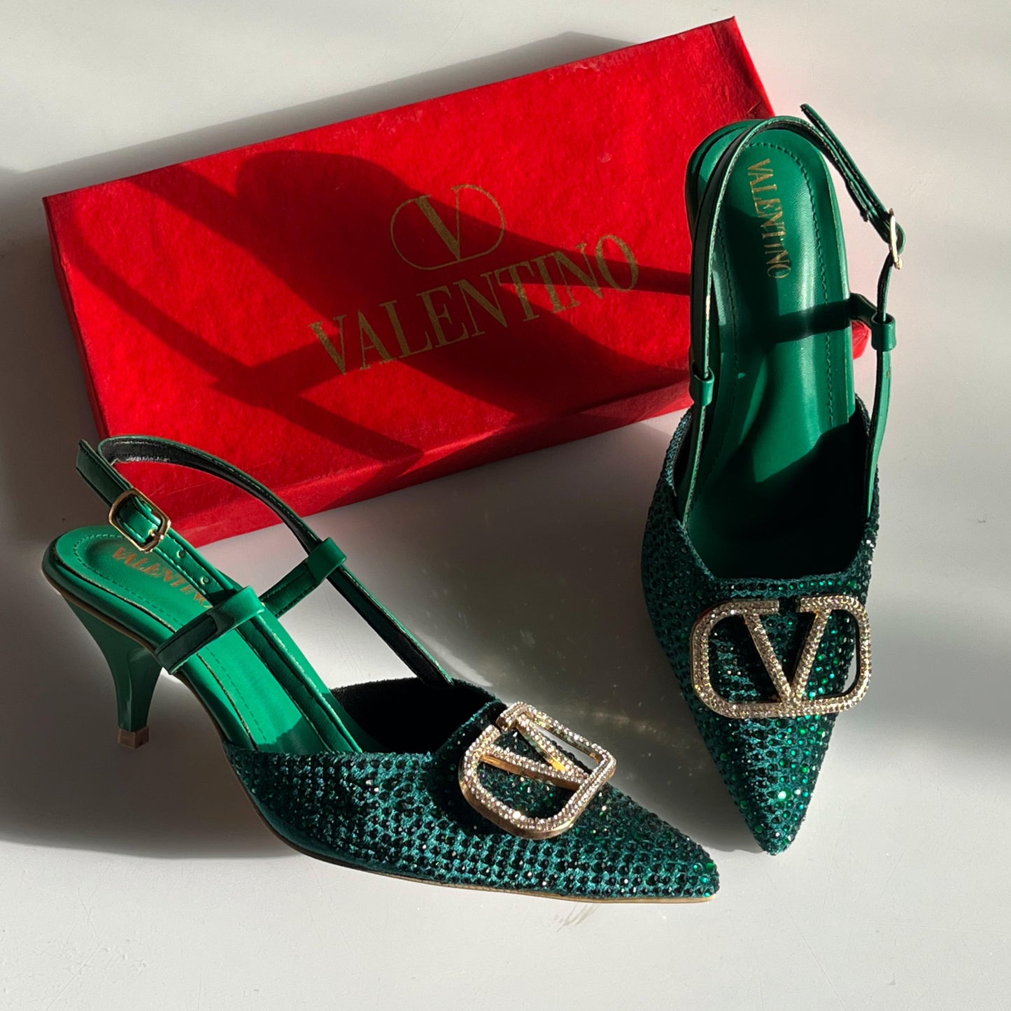 Valentino Garavani VLogo Slingback Pumps