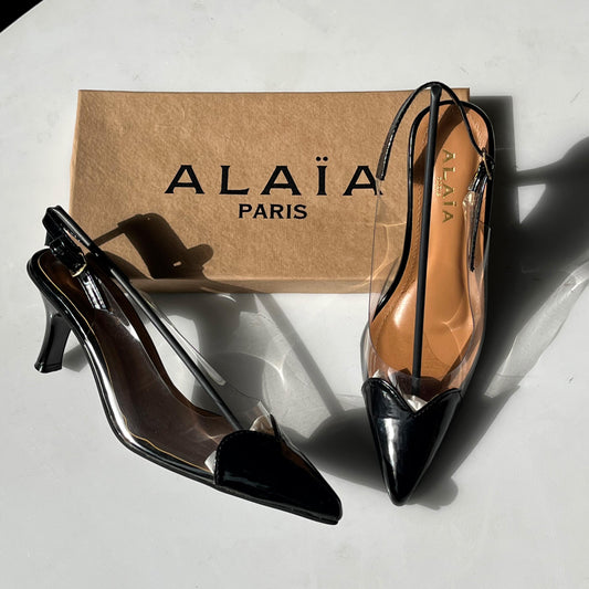 Alaïa Le Cœur Slingback Pumps