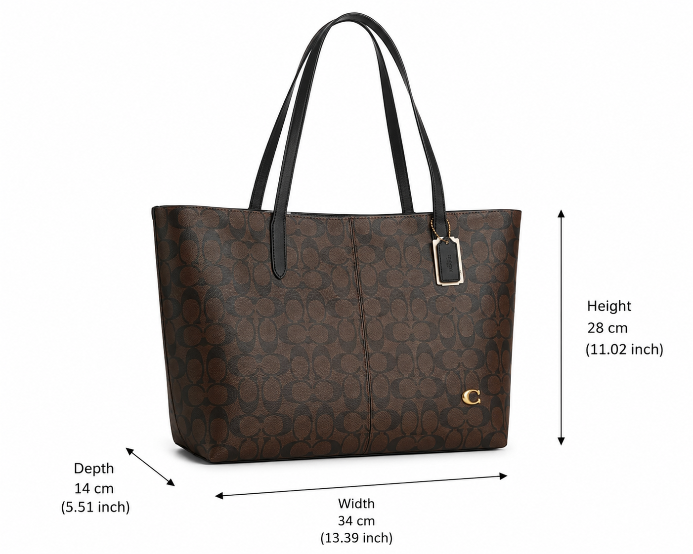 COACH Signature City Tote Bag