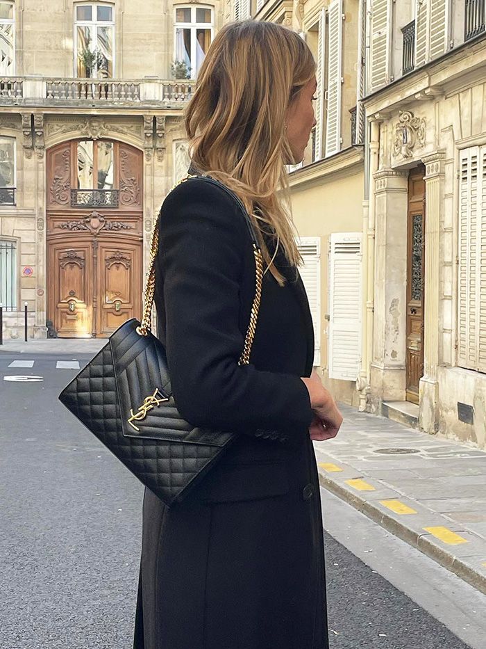 YSL Crossbody Bag with Long Chain