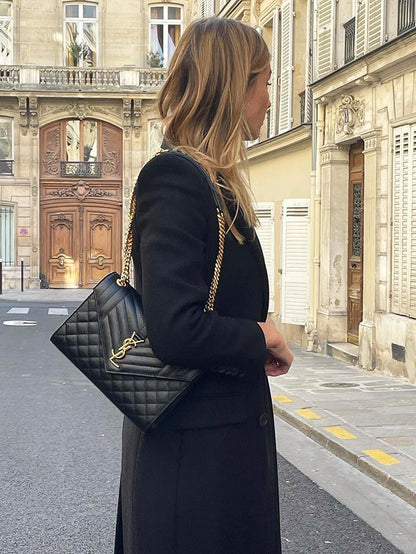 YSL Crossbody Bag with Long Chain