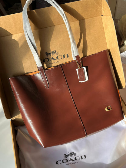 COACH City Leather Tote Bag