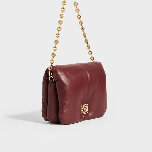 LOEWE Puffer Goya Padded | Leather Shoulder Bag