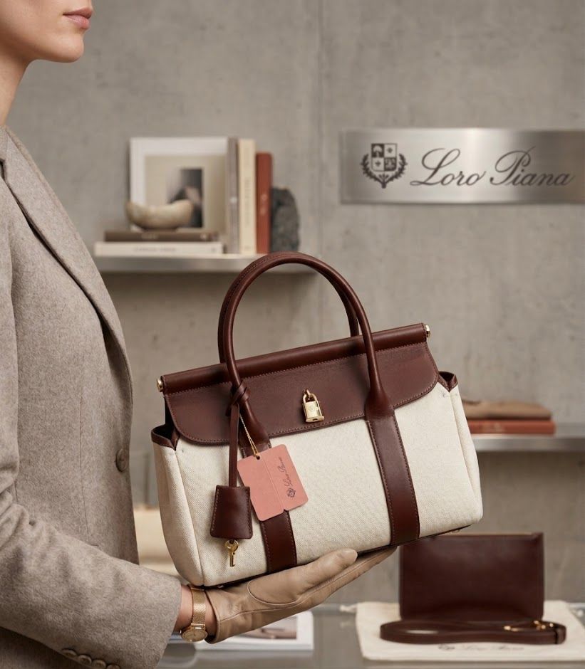 Loro Piana Loom Bag L32 in Grained Calfskin