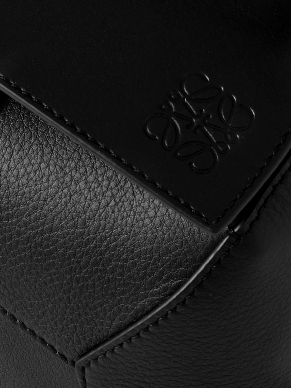 Loewe Puzzle Edge Medium Top-Handle Bag in Soft Grained Leather