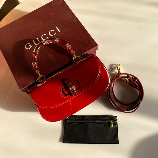 Gucci Bamboo 1947 Small Top Handle Bag