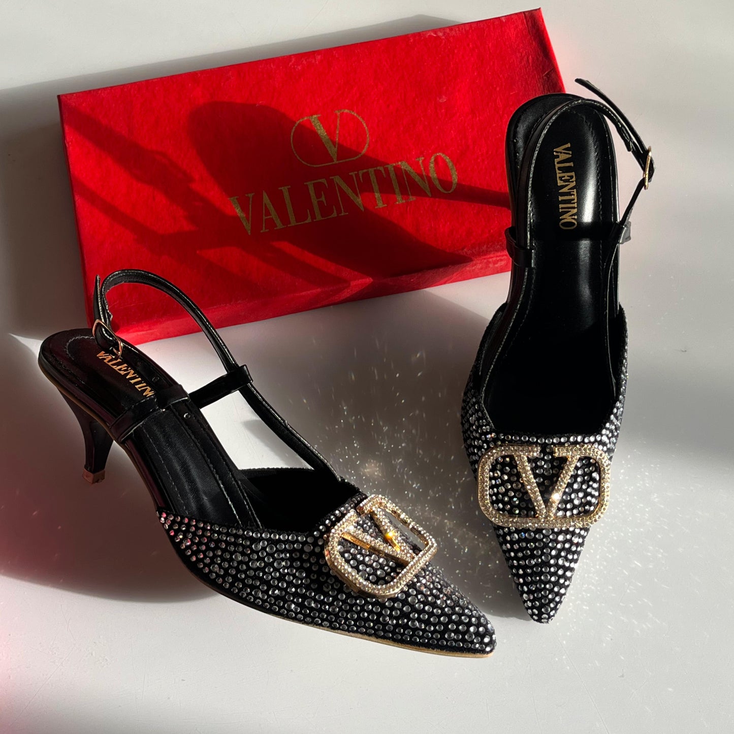 Valentino Garavani VLogo Slingback Pumps