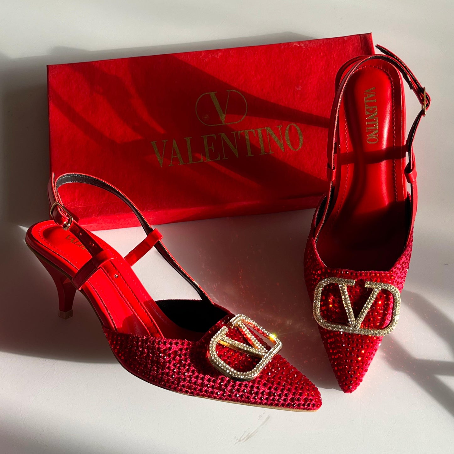 Valentino Garavani VLogo Slingback Pumps