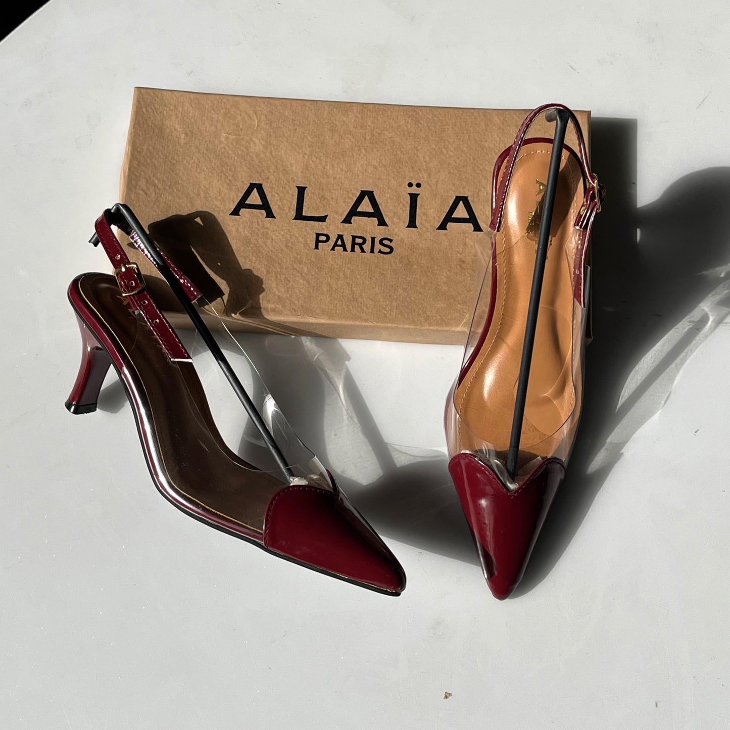 Alaïa Le Cœur Slingback Pumps