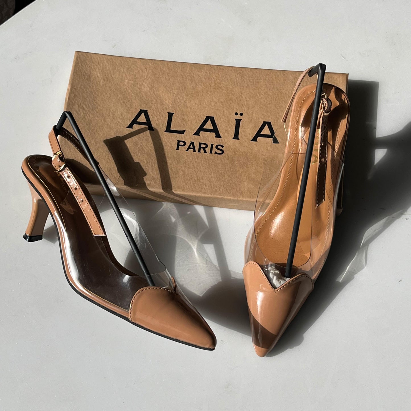 Alaïa Le Cœur Slingback Pumps