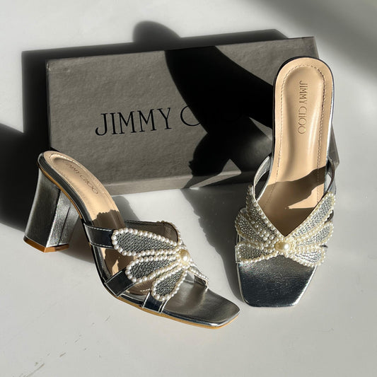 Jimmy Choo Butterfly Mules