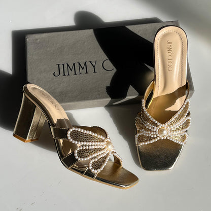 Jimmy Choo Butterfly Mules
