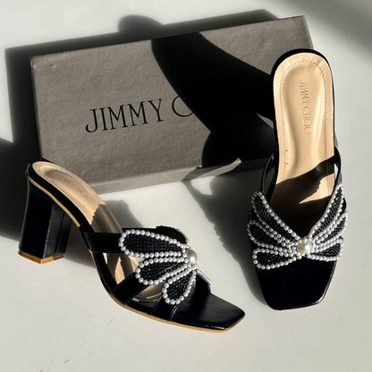 Jimmy Choo Butterfly Mules