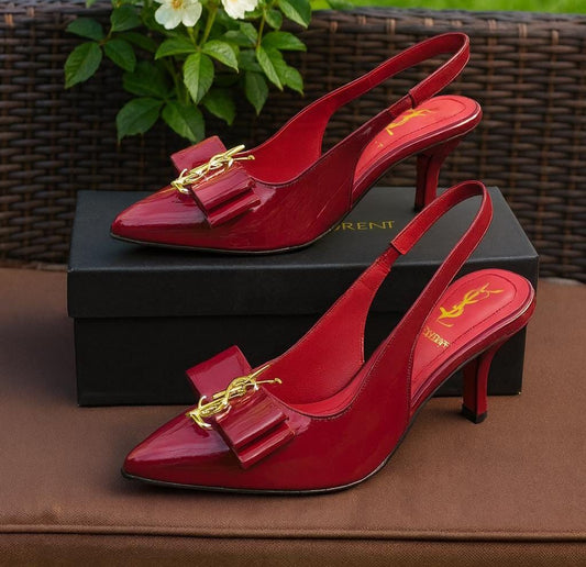 YSL Cassandra Slingback Heels