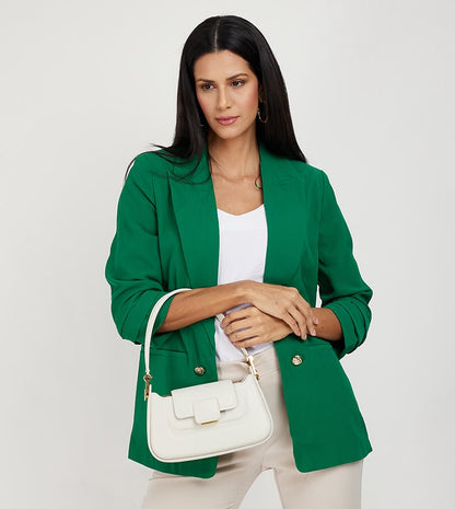 Charles & Keith | Koa Push-Lock Top Handle Bag